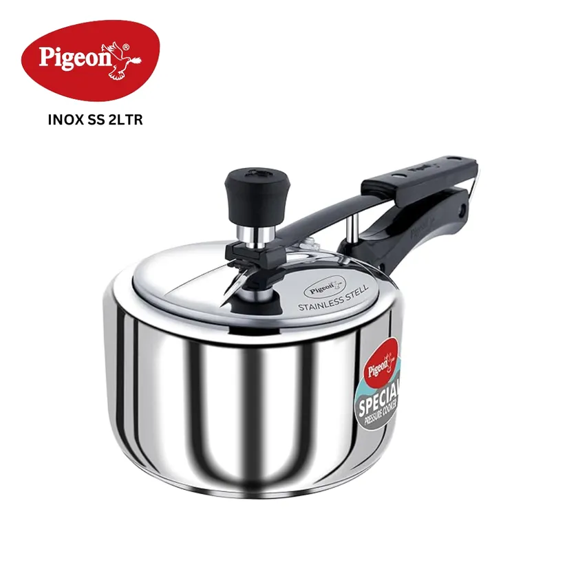 PIGEON brand Stainless Steel Pressure Cooker 7 Pc. set online NEW